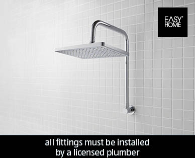 Rain Shower with Arm or Shower on Rail  ea$69.99
