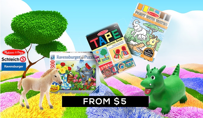 Big Brand Toy Event FROM $5