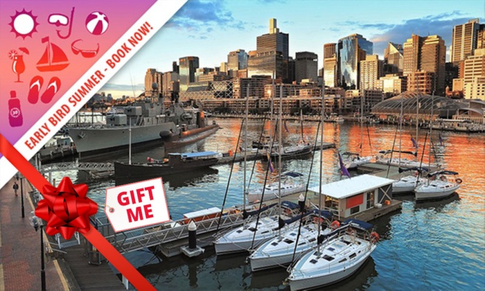 Darling Harbour: Escape for Two with Breakfast, Wine and Late Check-Out $199