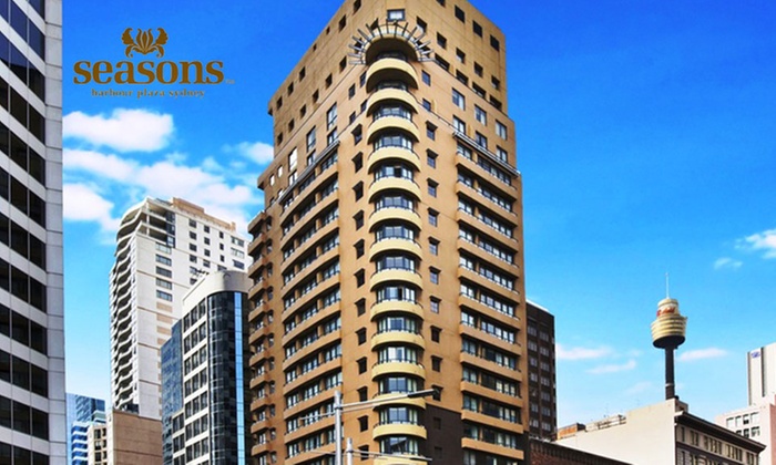 Sydney: One- or Two-Night City Break for Two People with Wine at Seasons Harbour Plaza Sydney