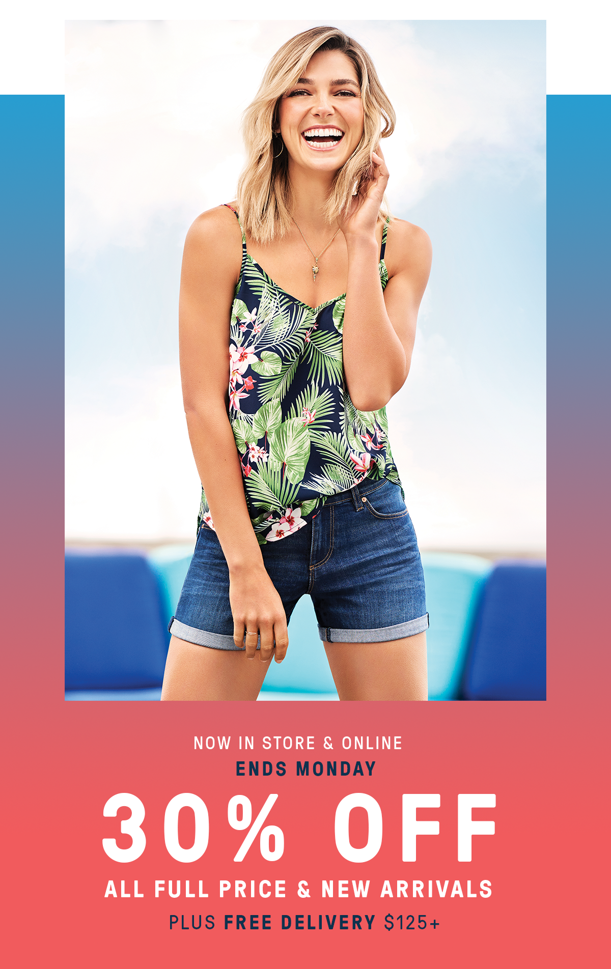 30% off ALL full price & new arrivals