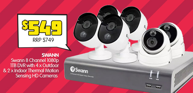 Swann Security SALE: Up to 69% Off RRP – $549