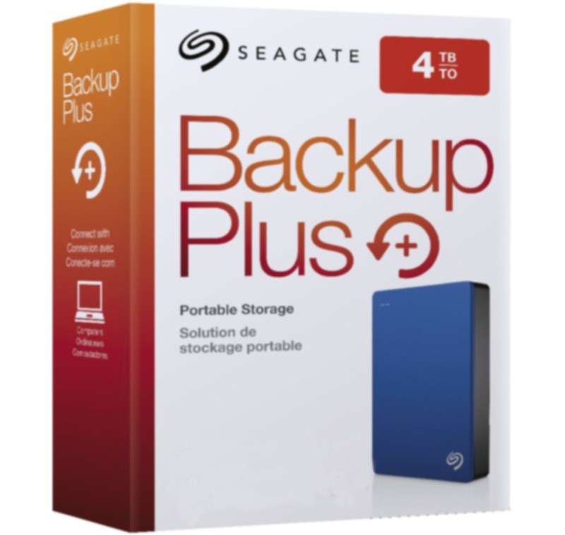 Seagate 4TB Backup Plus Portable $189!