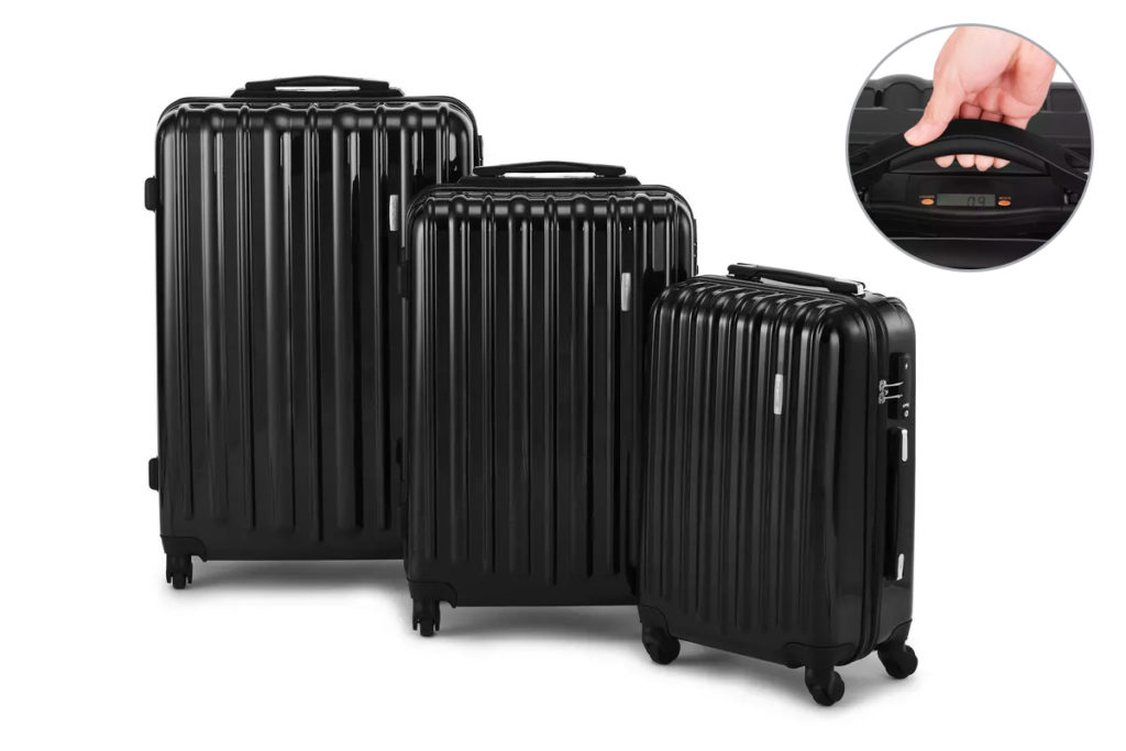 Orbis 3 Piece Self Weighing Spinner Luggage Set $179