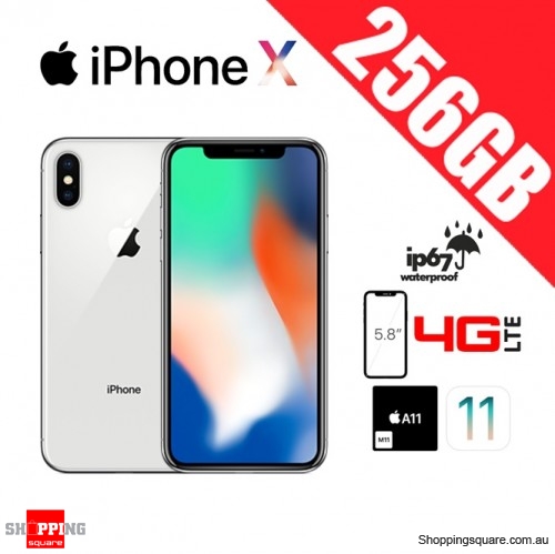 Apple iPhone X 256GB 4G LTE Unlocked Smart Phone Silver  $ 1,619.95