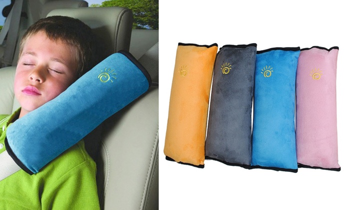 Kids’ Car Seat Belt Pillow: One ($9.95) or Two ($15)