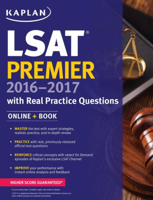 Shop Books Kaplan LSAT Premier 2016-2017 with Real Practice Questions: Book + Online $38.21