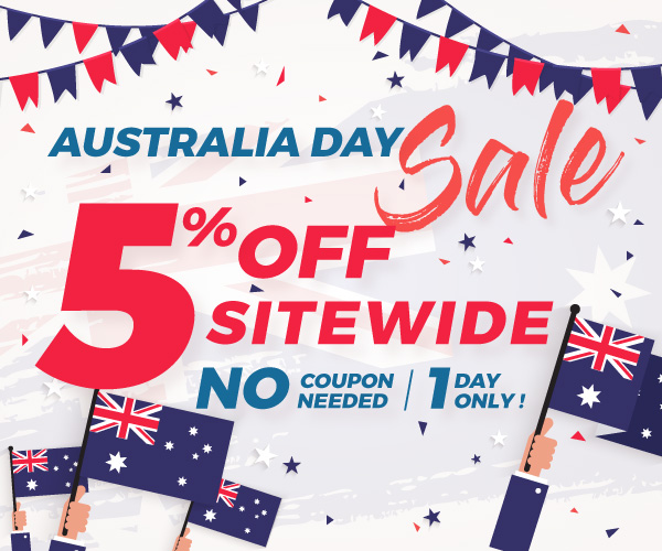 (1 Day Only!) Australia Day 5% Off Sitewide