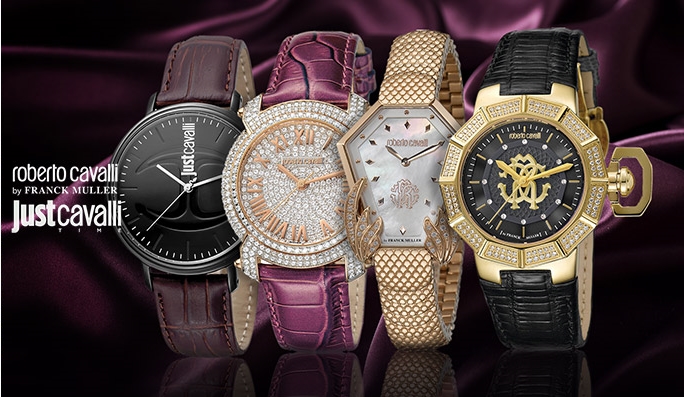 Roberto Cavalli by Franck Muller Watches UP TO 60% OFF