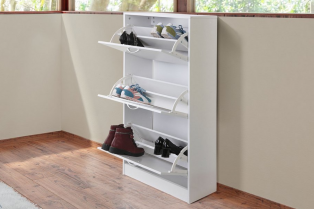 Ovela 3 Drawer Shoe Cabinet PROMO PRICE $79