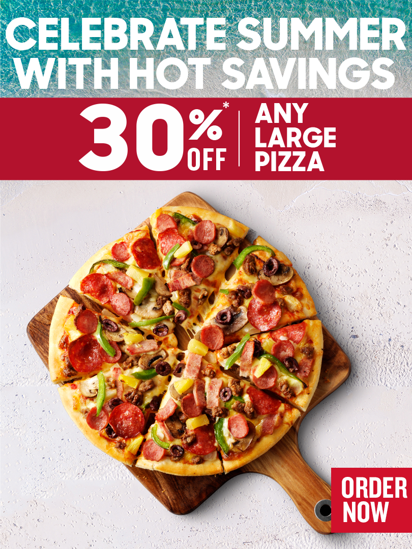 30% OFF Hot,Tasty Pizza