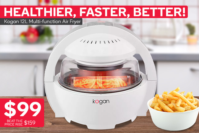 Kogan 12L Multi-function Air Fryer $99