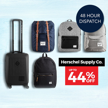 Stay Chic on Your Travels with World Famous Herschel Backpacks and Luggage. From $49