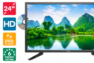 Kogan 24″ LED TV & DVD Combo (Series 6 LH6000) $159