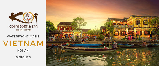 Vietnam Waterfront Oasis: KOI Resort & Spa Hoi An $2,822