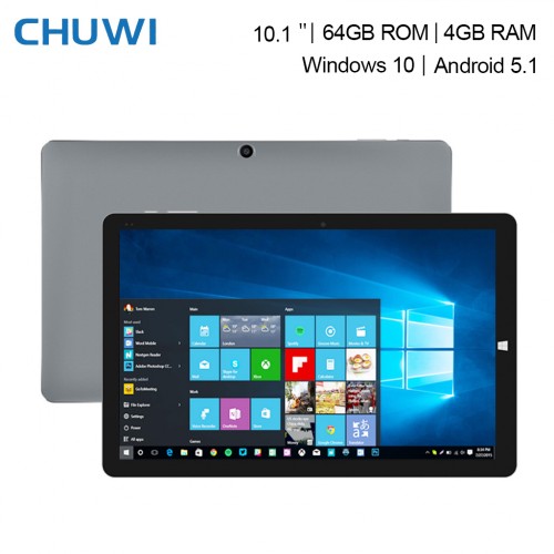 CHUWI Hi10 Pro 10.1″ Windows 10 + Android 5.1 Dual OS Tablet PC 4GB + 64GB now $199.95 (Was: $299.95)