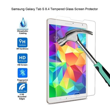 I-Tech Premium Tempered Glass Screen Protector for Samsung Galaxy Tab S 8.4 $9.00