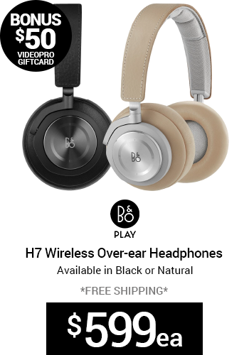 B&O Beoplay H7 Wireless Headphones – Black $599