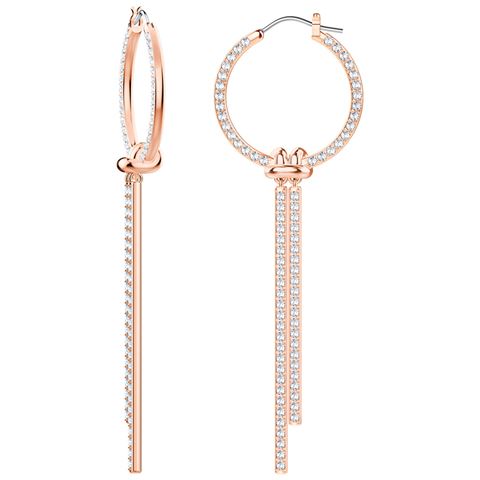 Swarovski Rose Gold Plated Lifelong Hoops $199.00