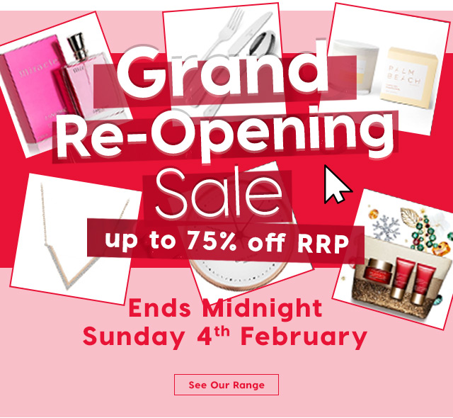 Up to 75% off RRP in Tonight’s Newsletter, Peter’s Grand Re-Opening Sale Continues