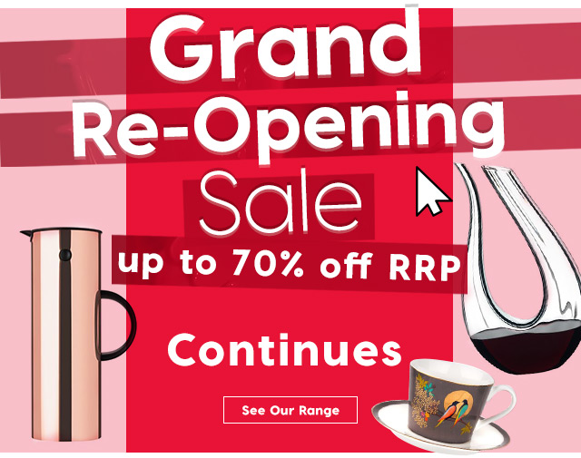 Peter’s Grand Re-Opening Sale Continues – Up to 70% off RRP in Tonight’s Newsletter