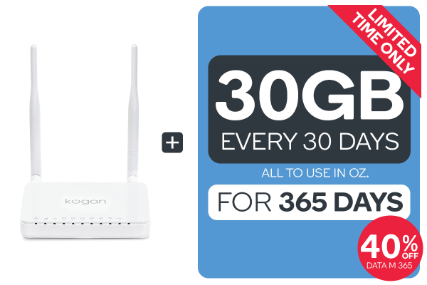 40% Off 30GB Mobile Broadband Plan $408.94