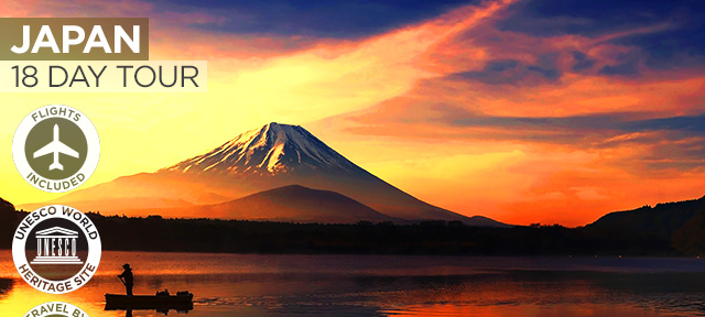 JAPAN: 18 Day Amazing Japan Tour Including Flights For Two $11,998