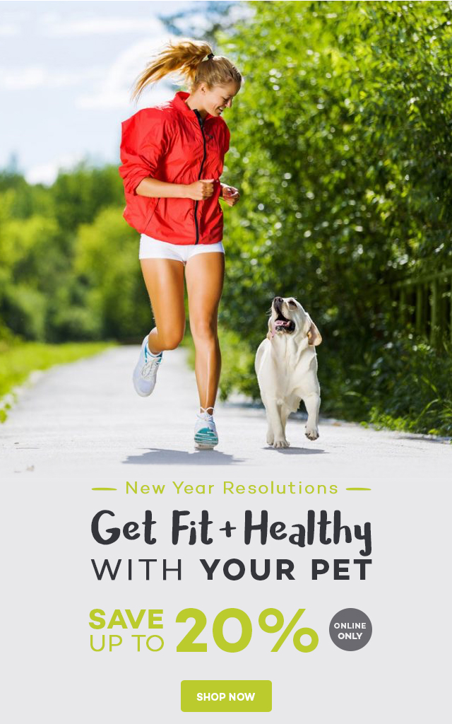 Get Fit & Healthy with Your Pet in the New Year! DOG HEALTH CARE from $10