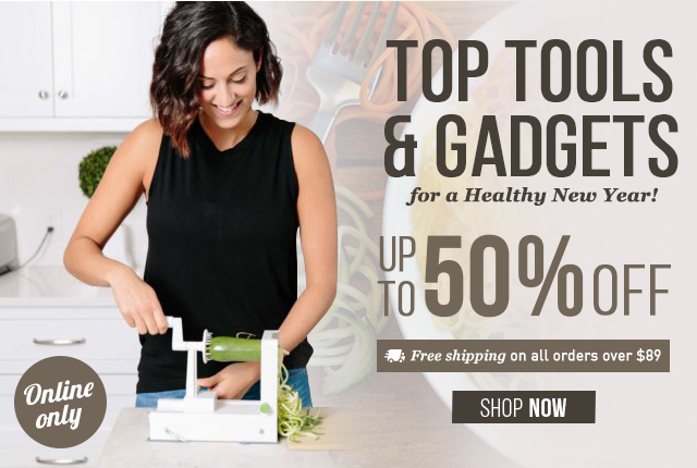 Top Tools & Gadgets for a Healthy New Year! From $19.95