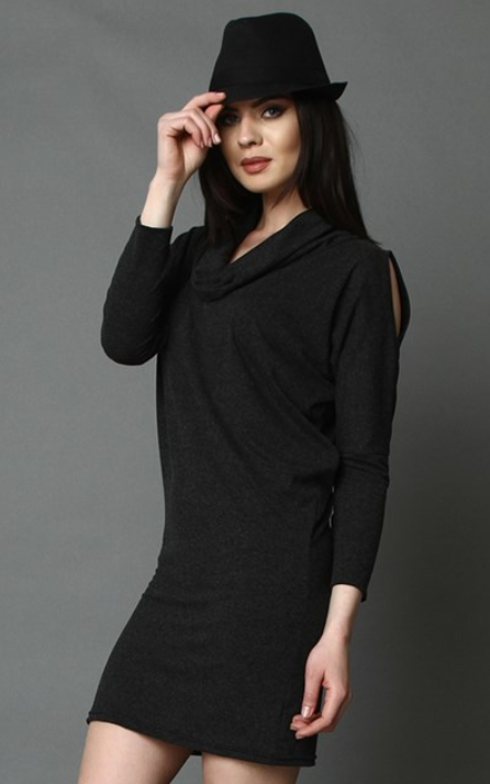 Fabe UP TO 75% OFF | Womens Dress Anthracite $35.00 (rrp $114.00)