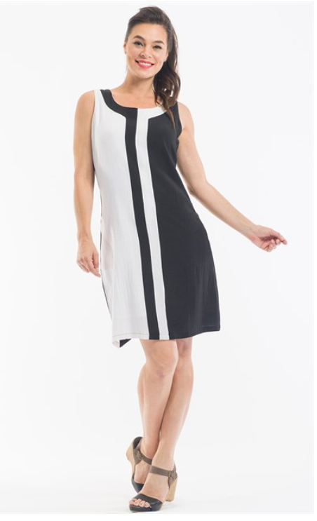 Orientique Summer Sellout UP TO 85% OFF | Black White Print Tom Wright Dress NOW $19.00 (RRP $109.00)