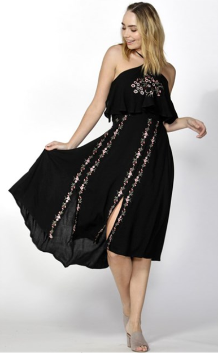 Sass Clothing UP TO 70% OFF | Black Danikah Embroidered Dress now $29.00 (rrp $99.95)