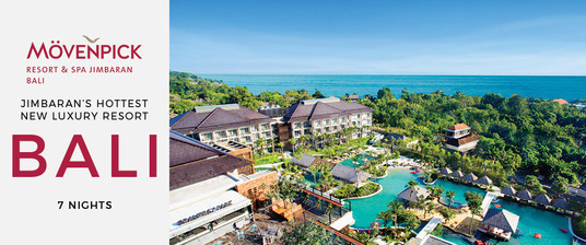 Mövenpick Jimbaran: The Ultimate Bali Holiday $2,928