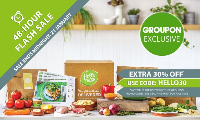 HelloFresh: First or First Two Weeks Delivered Meal Kits from $29.90 (Up to 64% Off)