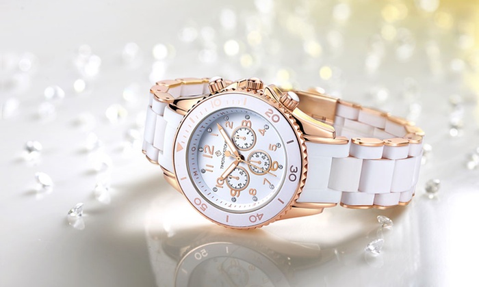 Free Shipping: Timothy Stone Watch with Crystals from Swarovski®: One ($29.95) or Two ($55) (Don’t Pay up to $254.30)