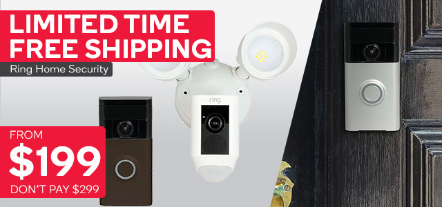 Keep an Eye on Your Home, Day and Night! Ring Video Doorbell (Venetian Bronze) $199 + FREE SHIPPING (Don’t Pay $299)