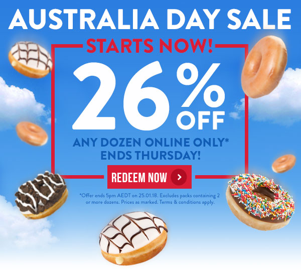 Online Sale alert! 26% off every dozen