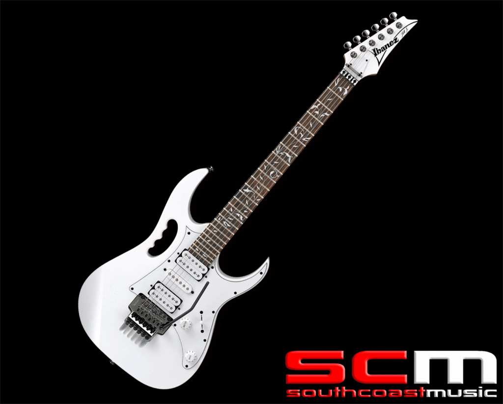 Mouse over image to zoom Have one to sell? Sell it yourself Details about  IBANEZ JEMJR White JEM JR / UV series Steve Vai Signature Electric Guitar NEW AU $799.00