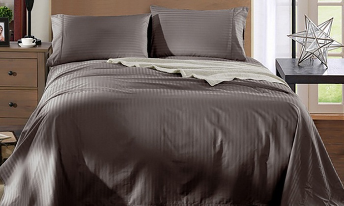 From $69 for a 1200TC 100% Egyptian Cotton Sheet Set in Choice of Colour (Don’t Pay up to $349)