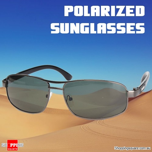 Polarized Outdoor Sunglasses with Dark Green Metal Frame for Outdoor Sports Travel Work $9.31 (Was: $10.95)