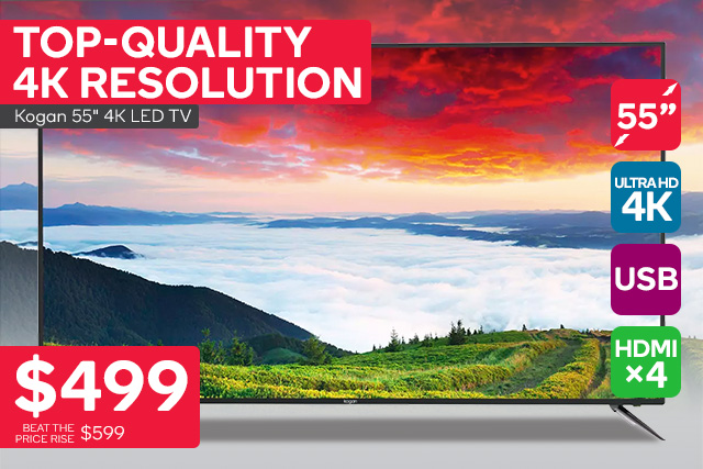 55″ 4K TV Only $499 – Hurry, Rising to $599 Shortly!