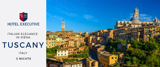 Italian Elegance in Historic Siena, Tuscany 5 Nights from AUD$699/room