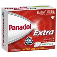 Panadol Extra Optizorb 40 Caplets only $8.99