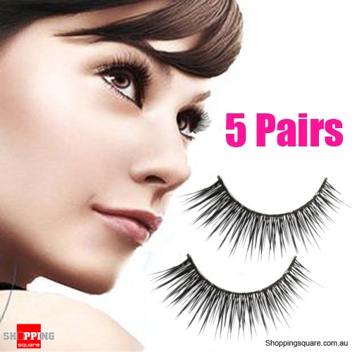 5 Pairs – False Eyelash Extension – Glue and Applicator included #069 only $1.91 (Was: $2.12)