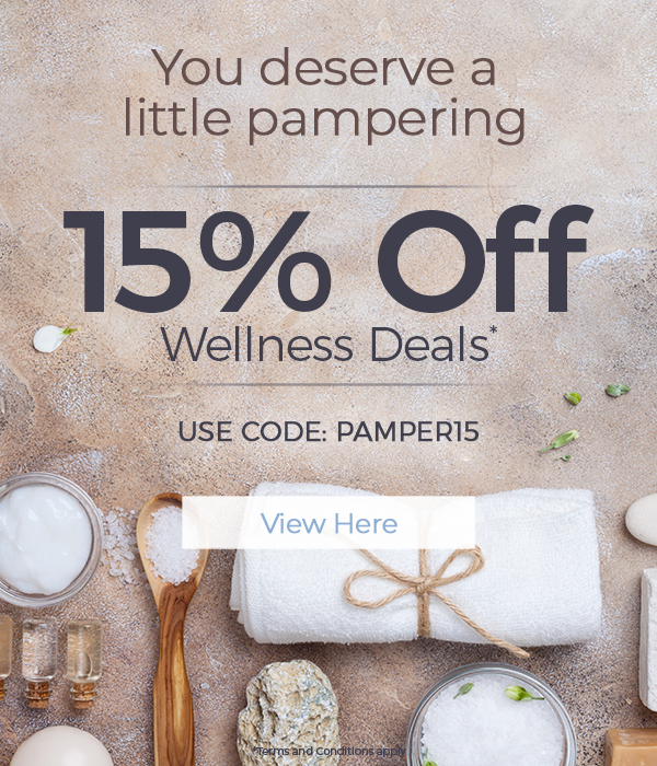 Time To Get Pampered – You Deserve It 15%off