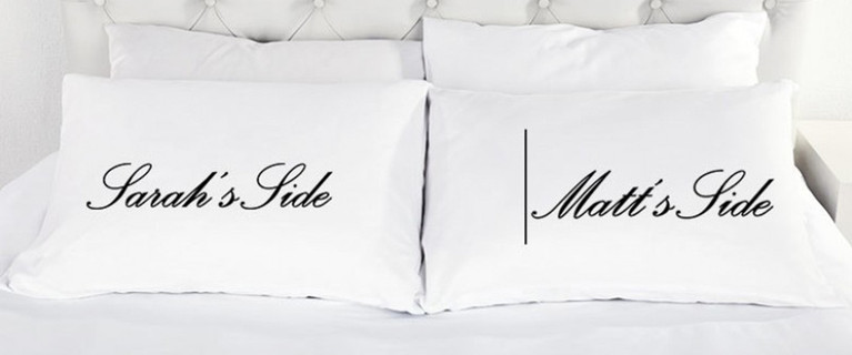 Personalised Two-Piece His & Hers Pillowcase Set. Only $15 (Valued Up To $51.86)