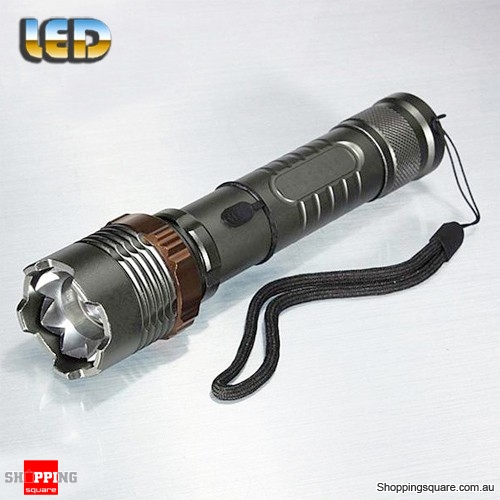 3000lm CREE XM-L T6 LED Zoomable Flashlight 18650 Torch only $9.95 (rrp $49.00)