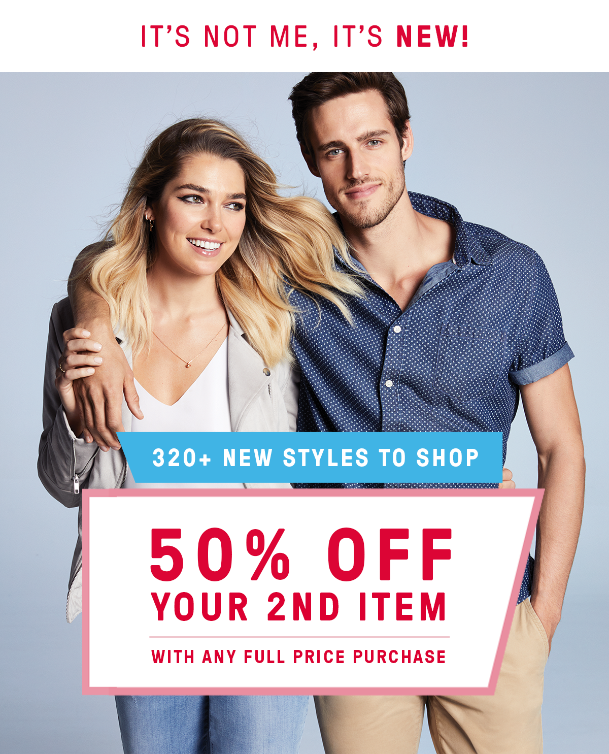 Shop buy 1, get 50% off the 2nd!