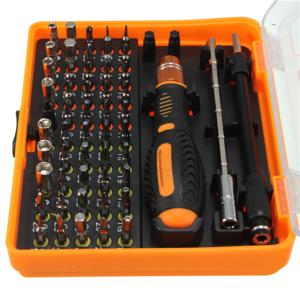 53 in 1 Multi-Bit Tools Set Torx Screwdriver Tweezer for Electronics PC Laptop Repair $14.95 (Was: $19.95)