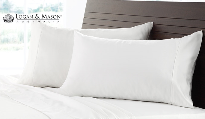Logan & Mason 1500TC Hotel Collection Silver Sheet Set – King $79.00